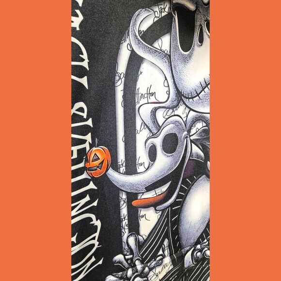 JACK SKELLINGTIN & SALLY Oversized Plus Size Pullover Skull, Graphic Hoodie XXXL - Picture 9 of 16